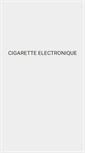 Mobile Screenshot of cigarette-electronic.fr